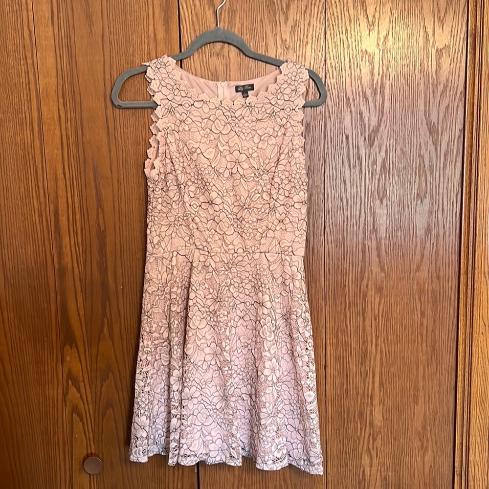 Pink lacy dress